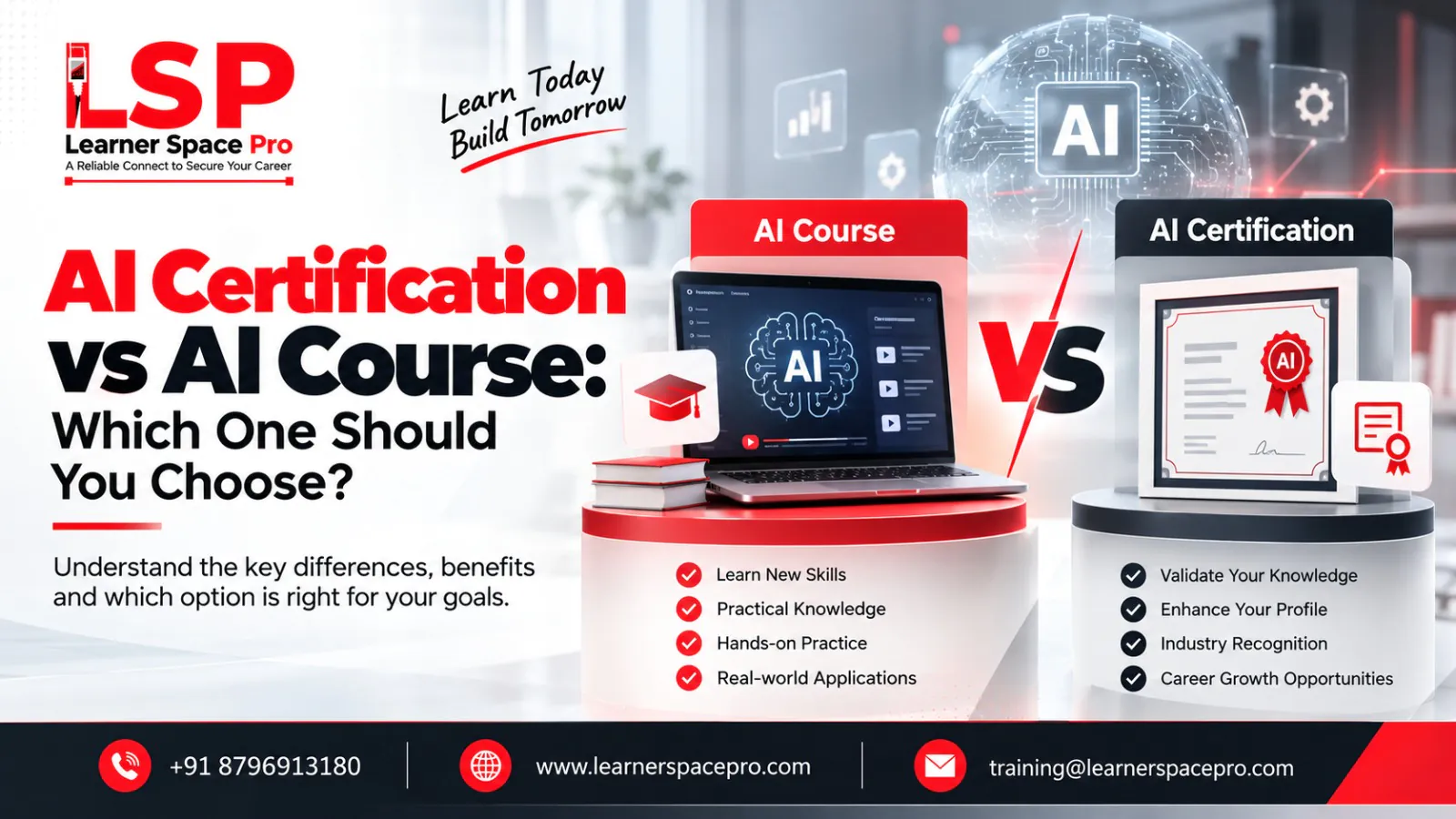 AI Certification vs AI Course: Which One Should You Choose?